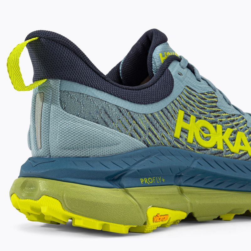 HOKA vyriški bėgimo bateliai Mafate Speed 4 blue/yellow 1129930-SBDCT 9