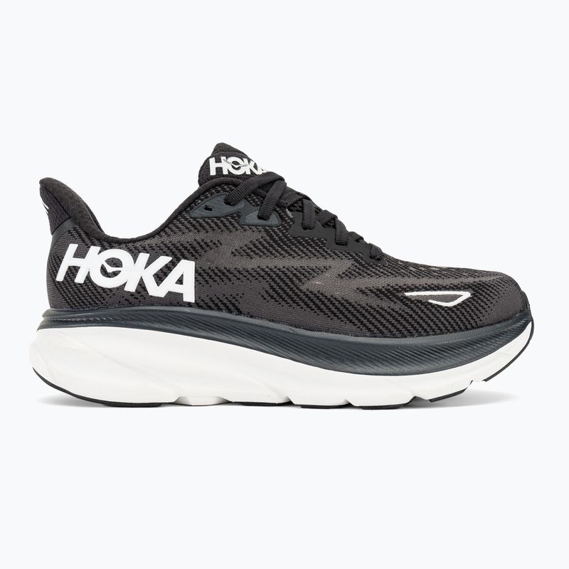 Moteriški bėgimo batai HOKA Clifton 9 Wide black/white 2