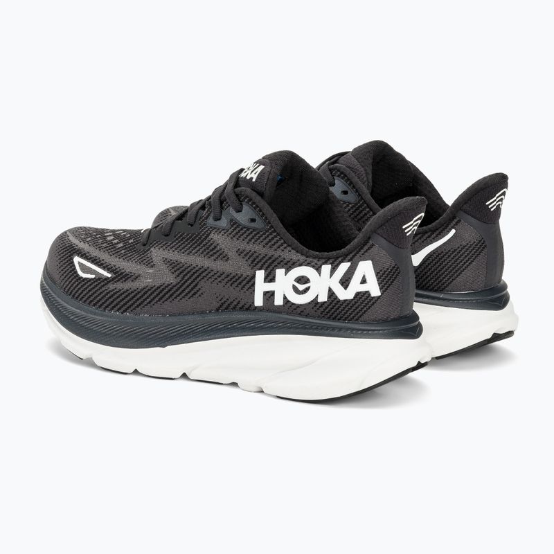 Moteriški bėgimo batai HOKA Clifton 9 Wide black/white 3