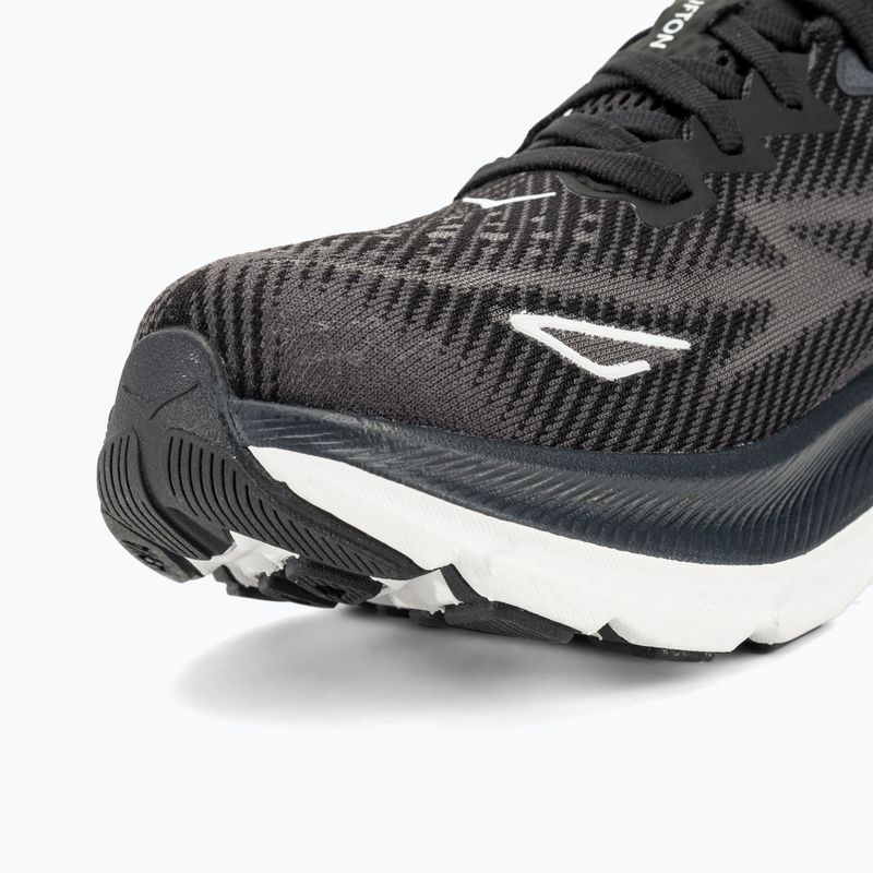 Moteriški bėgimo batai HOKA Clifton 9 Wide black/white 8