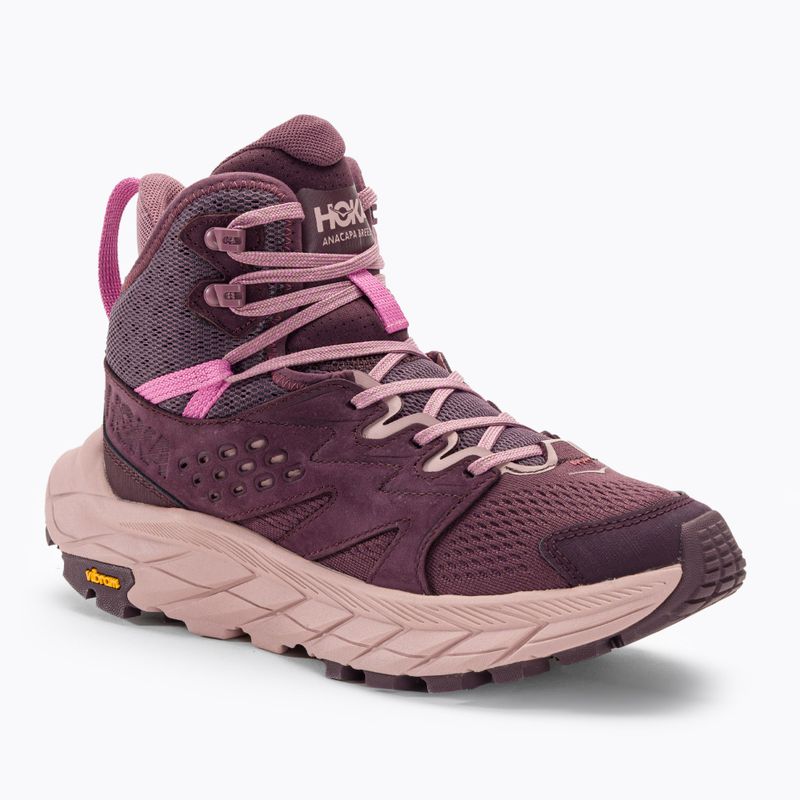 Moteriški sportiniai bateliai HOKA Anacapa Breeze Mid raisin/pale mauve