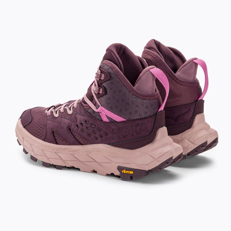 Moteriški sportiniai bateliai HOKA Anacapa Breeze Mid raisin/pale mauve 4