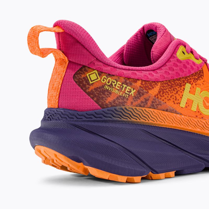 Moteriški bėgimo bateliai HOKA Challenger ATR 7 GTX orange-pink 1134502-VOPY 10