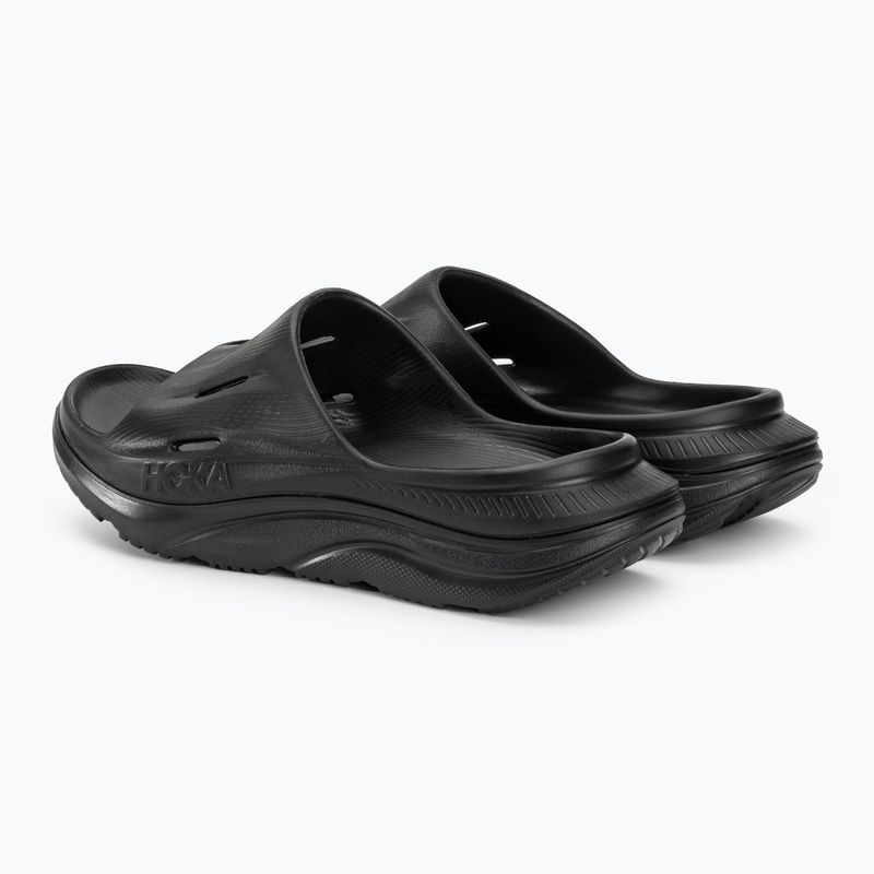 Šlepetės HOKA ORA Recovery Slide 3 black/black 4