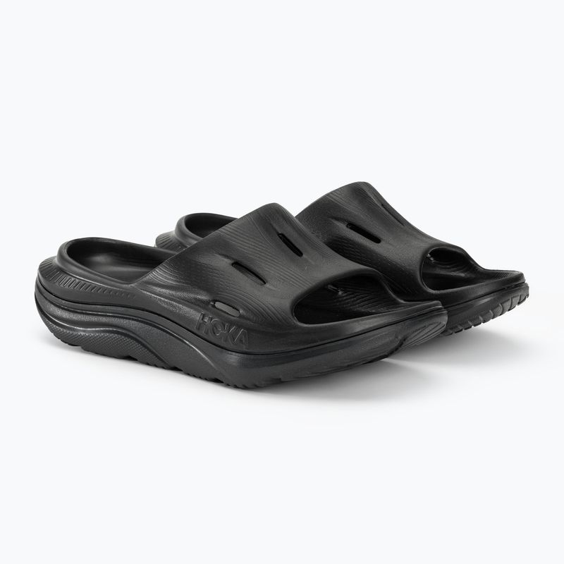 Šlepetės HOKA ORA Recovery Slide 3 black/black 5