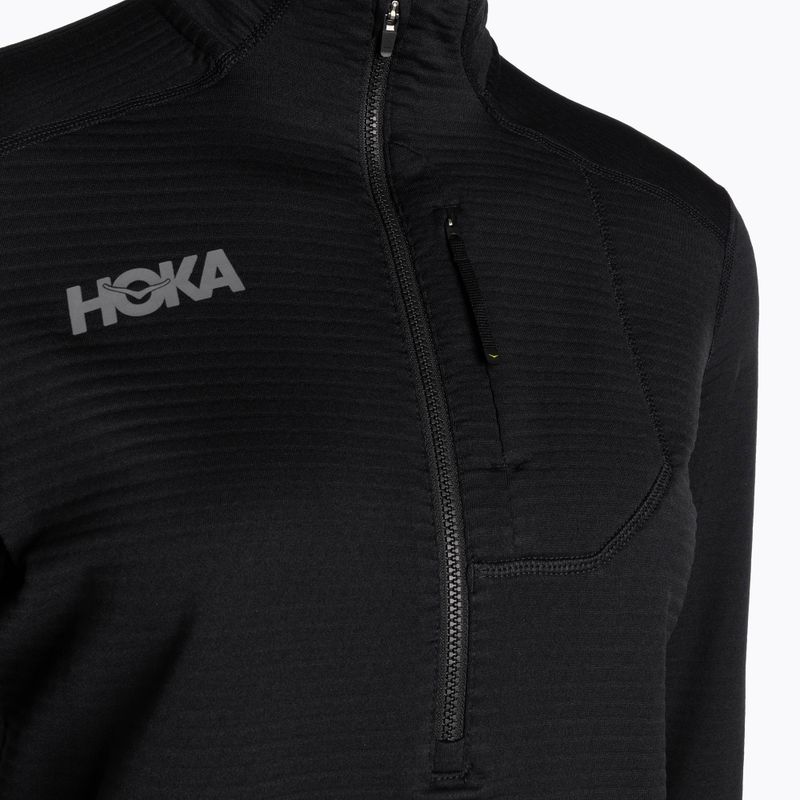 Moteriškas bėgimo džemperis HOKA 1/2 Zip black 3