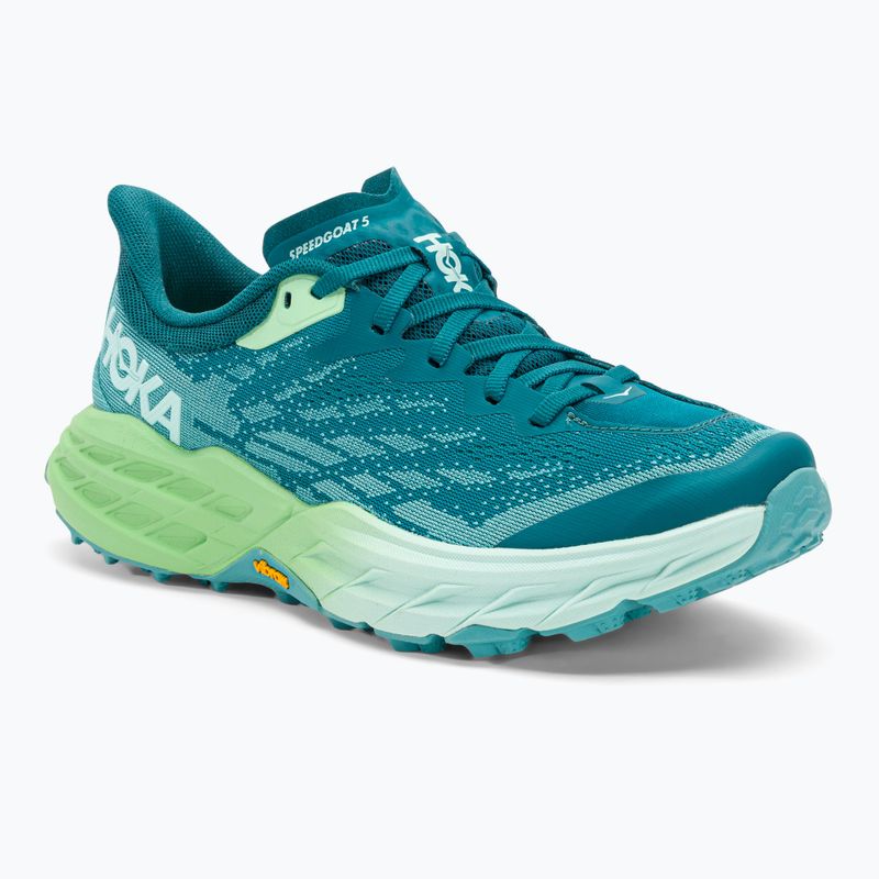 Moteriški bėgimo bateliai HOKA Speedgoat 5 deep lagoon/ocean mist