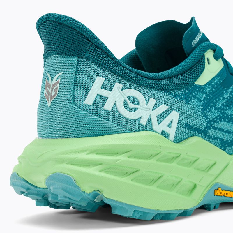 Moteriški bėgimo bateliai HOKA Speedgoat 5 deep lagoon/ocean mist 9