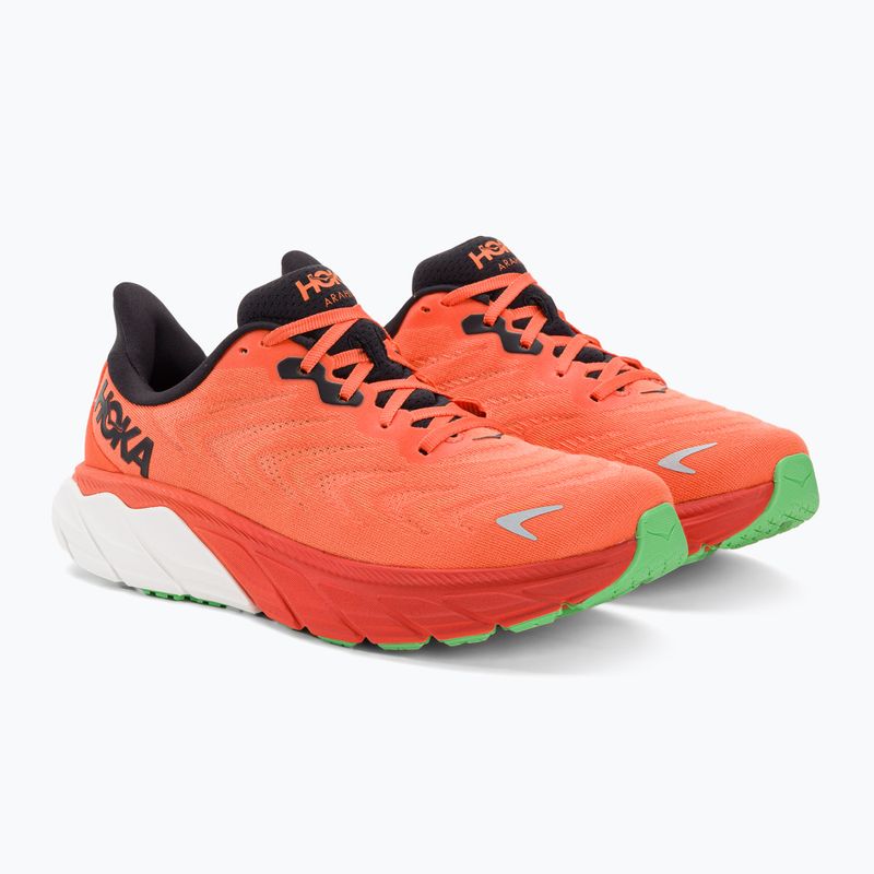 Vyriški bėgimo bateliai HOKA Arahi 6 flame/black 5