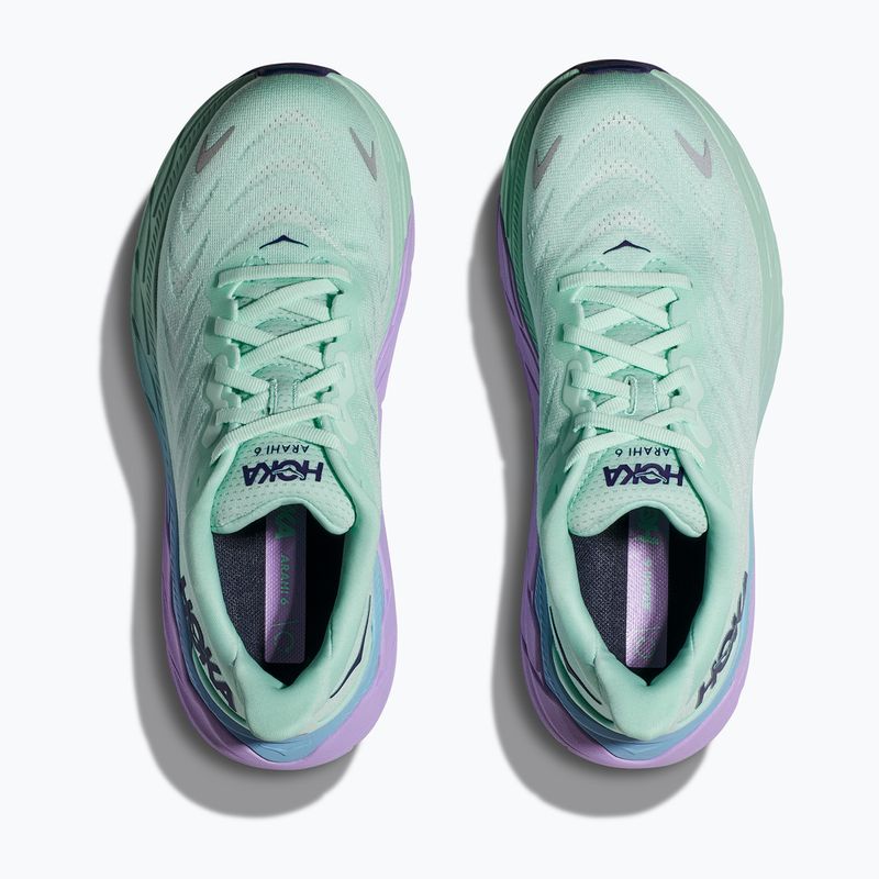 Moteriški bėgimo bateliai HOKA Arahi 6 sunlit ocean/lilac mist 16