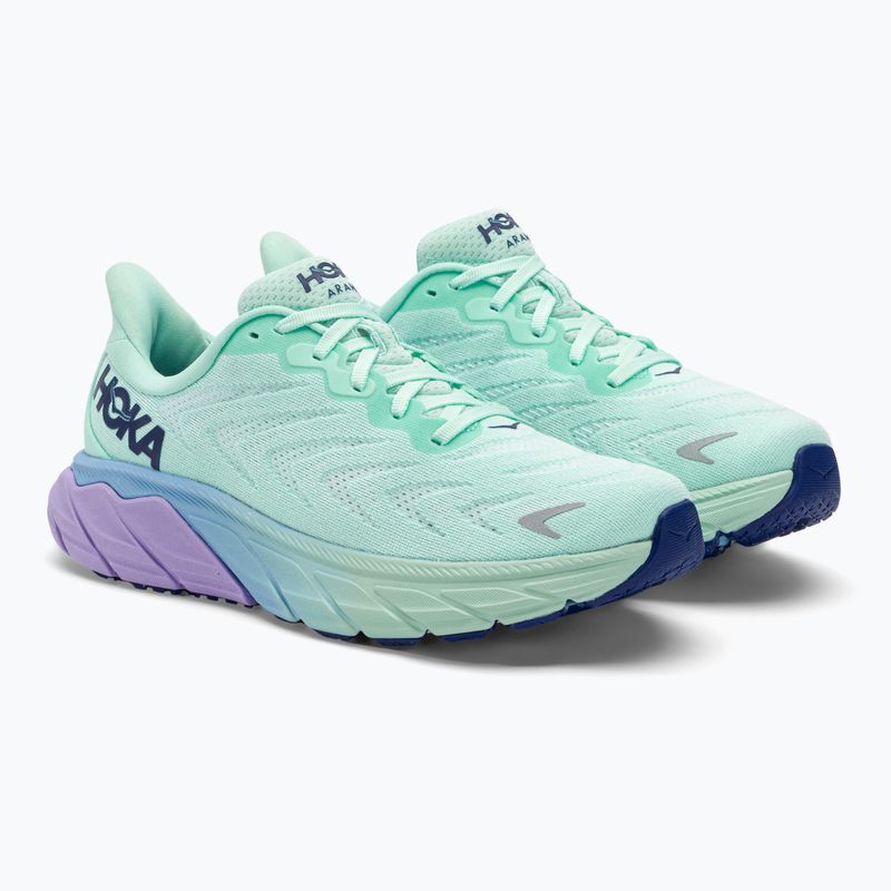 Moteriški bėgimo bateliai HOKA Arahi 6 sunlit ocean/lilac mist 4