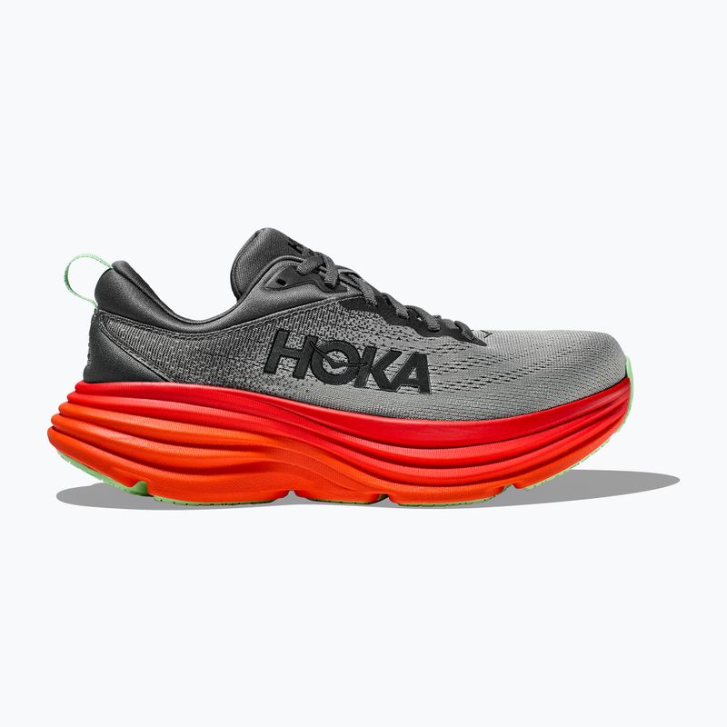 HOKA Bondi 8 castlerock/flame bėgimo bateliai vyrams 8