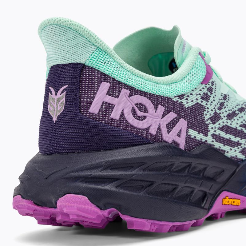 Moteriški bėgimo bateliai HOKA Speedgoat 5 sunlit ocean/night sky 11