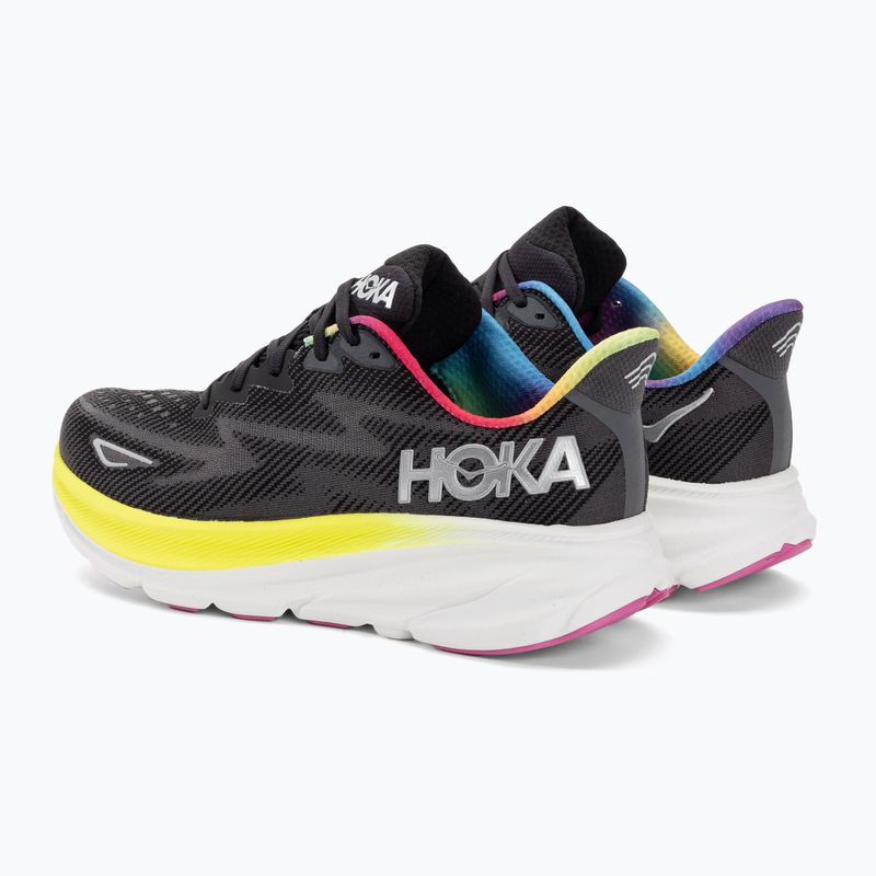 Vyriški bėgimo bateliai HOKA Clifton 9 black/all aboard 3