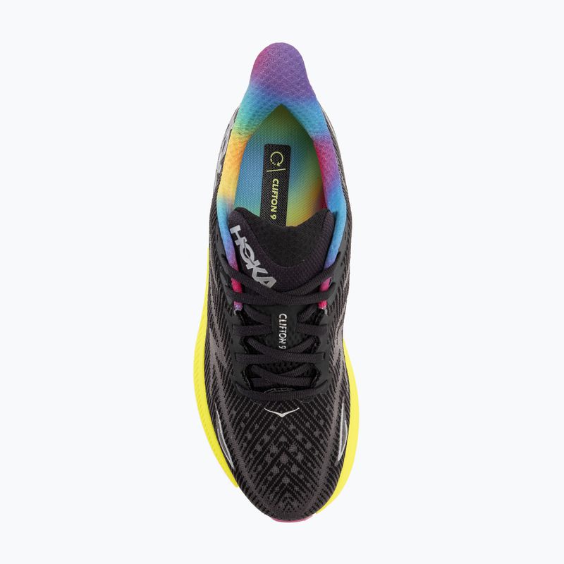 Vyriški bėgimo bateliai HOKA Clifton 9 black/all aboard 6