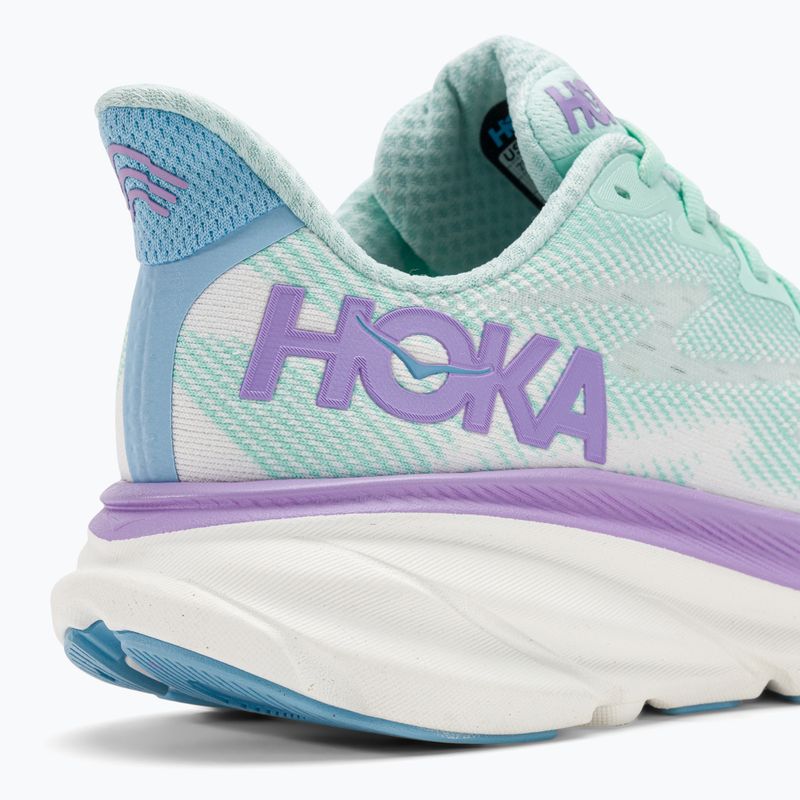 Moteriški bėgimo bateliai HOKA Clifton 9 sunlit ocean/lilac mist 9