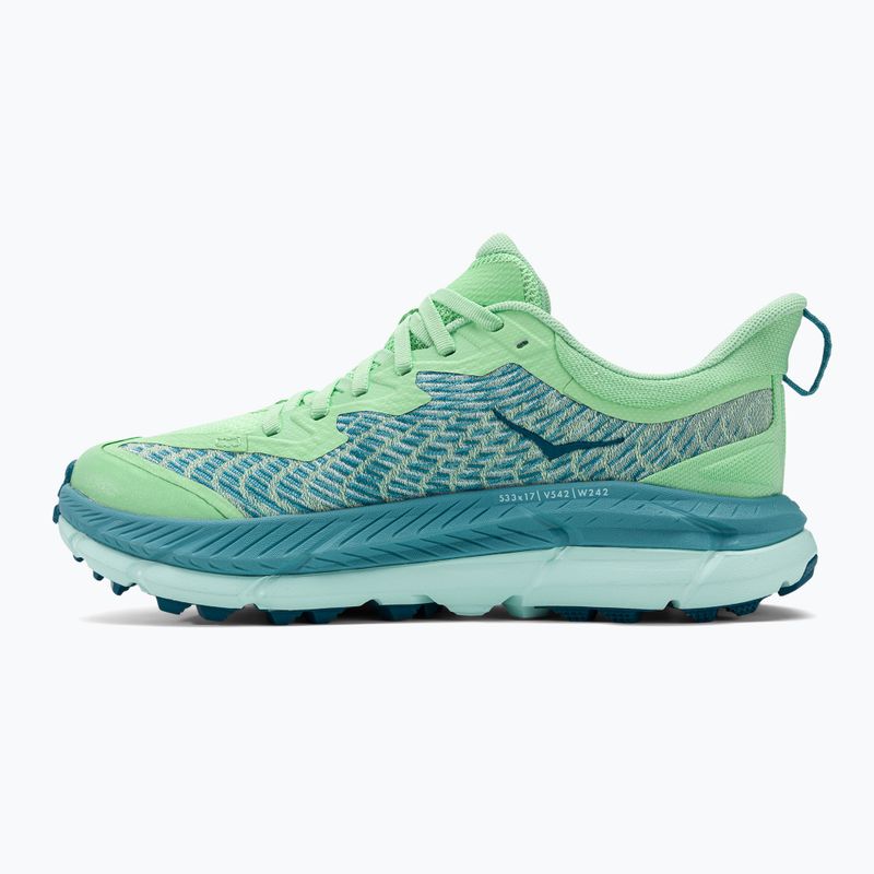 Moteriški bėgimo bateliai HOKA Mafate Speed 4 lime glow/ocean mist 10