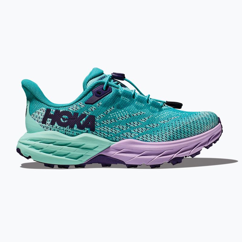 Vaikiški bėgimo batai HOKA Speedgoat 5 ocean mist/lilac mist 8