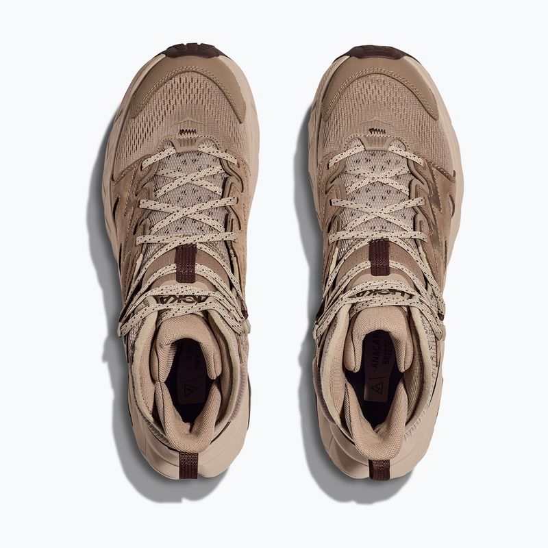 HOKA vyriški trekingo batai Anacapa Breeze Mid dune/oxford tan 16