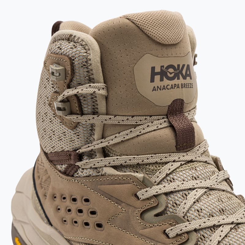 HOKA vyriški trekingo batai Anacapa Breeze Mid dune/oxford tan 8