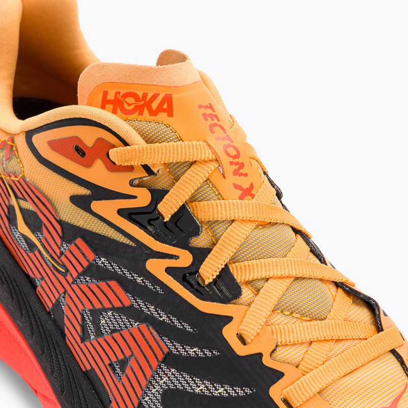 Vyriški bėgimo bateliai HOKA Tecton X 2 black/flame 8