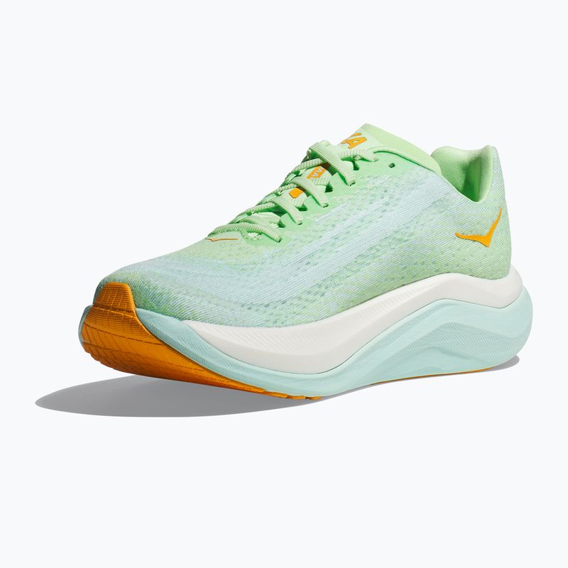 Moteriški bėgimo bateliai HOKA Mach X lime glow/sunlit ocean 17