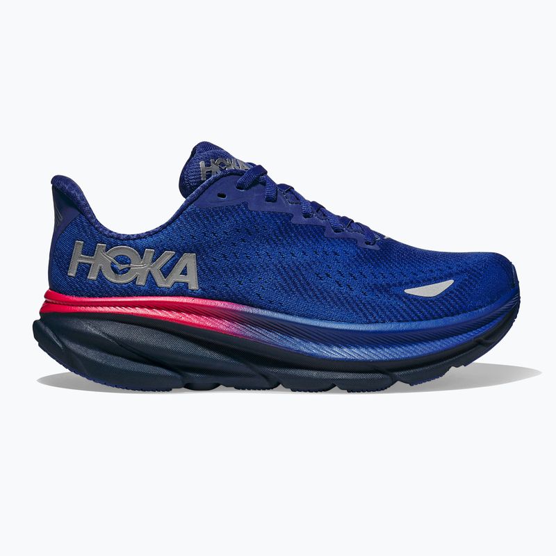 Moteriški bėgimo bateliai HOKA Clifton 9 GTX dazzling blue/evening sky 8