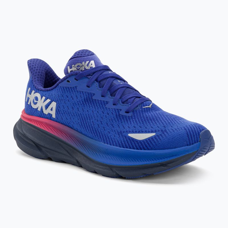 Moteriški bėgimo bateliai HOKA Clifton 9 GTX dazzling blue/evening sky