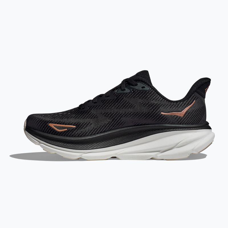 Moteriški bėgimo batai HOKA Clifton 9 black/rose gold 10