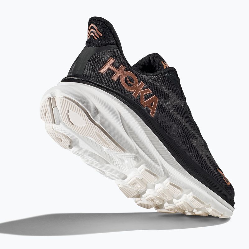 Moteriški bėgimo batai HOKA Clifton 9 black/rose gold 13