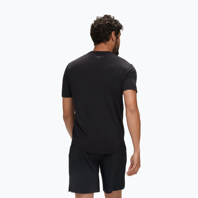 Vyriški bėgimo marškinėliai HOKA Essential Tee black 3