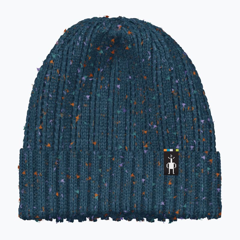 Žieminė kepurė Smartwool Rib Hat twilight blue donegal