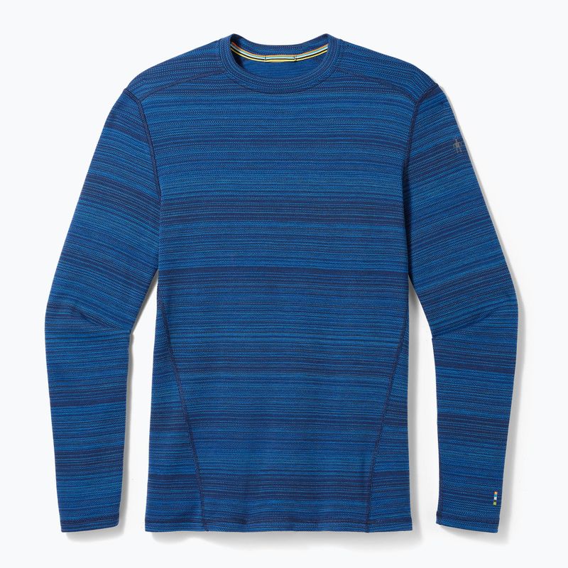 Vyriški termo marškinėliai Smartwool Merino 250 Baselayer Crew Boxed deep navy colr shift 6