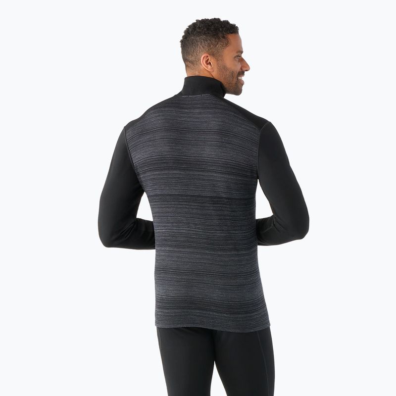 Vyriški termoaktyvūs marškinėliai Smartwool Merino 250 Baselayer 1/4 Zip Boxed black color shift 2