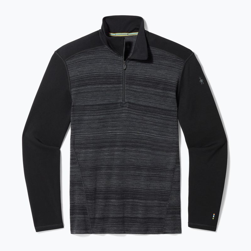 Vyriški termoaktyvūs marškinėliai Smartwool Merino 250 Baselayer 1/4 Zip Boxed black color shift 3