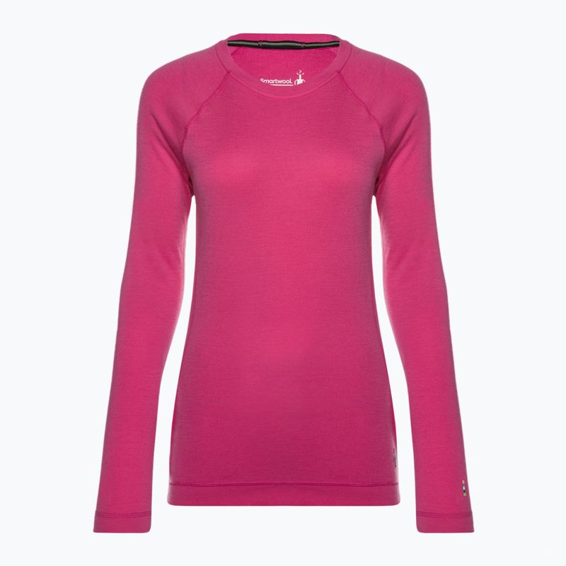 Moteriški termoaktyvūs marškinėliai Smartwool Merino 250 Baselayer Crew Boxed power pink 3