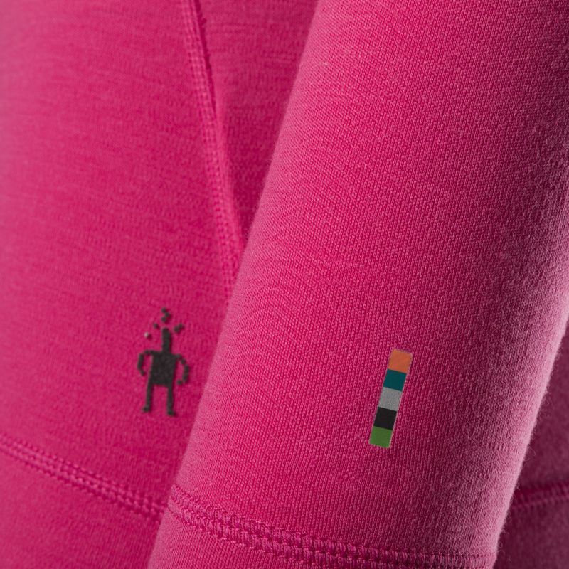 Moteriški termoaktyvūs marškinėliai Smartwool Merino 250 Baselayer Crew Boxed power pink 5