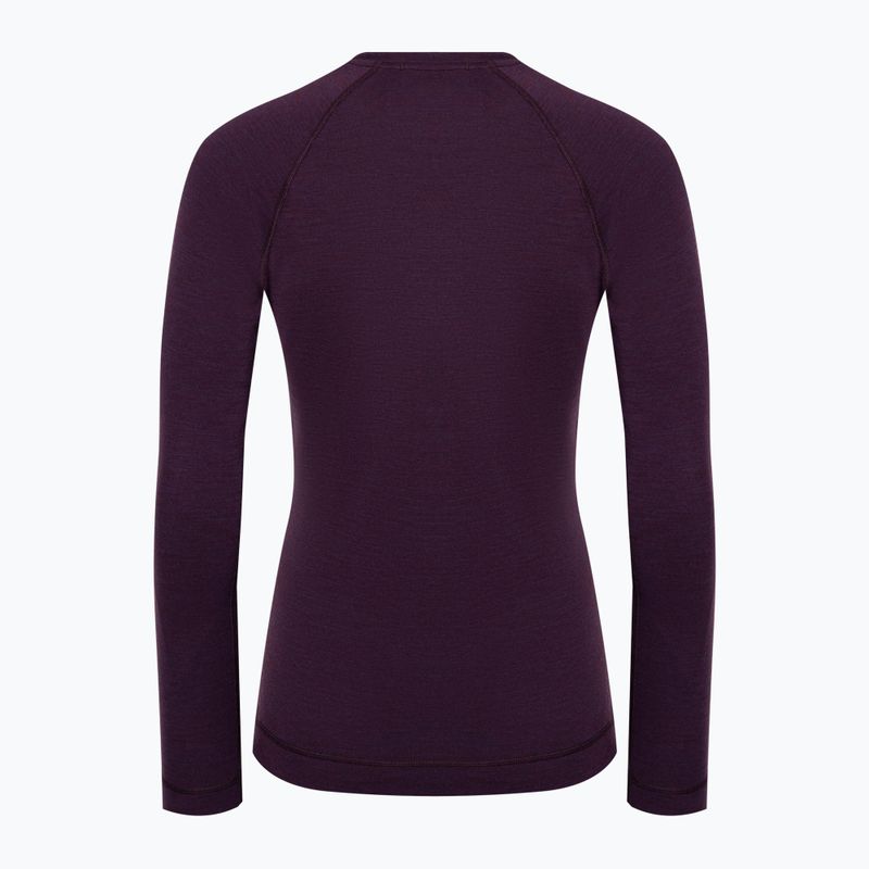 Moteriški termoaktyvūs marškinėliai Smartwool Merino 250 Baselayer Crew Boxed purple iris heather 4