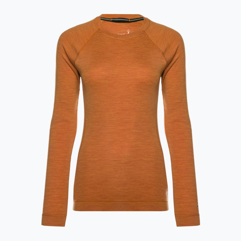 Moteriški termoaktyvūs marškinėliai Smartwool Merino 250 Baselayer Crew Boxed marmalade heather 3