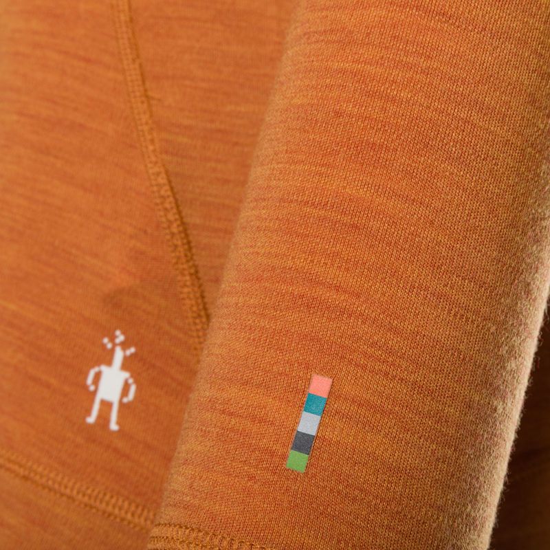 Moteriški termoaktyvūs marškinėliai Smartwool Merino 250 Baselayer Crew Boxed marmalade heather 5