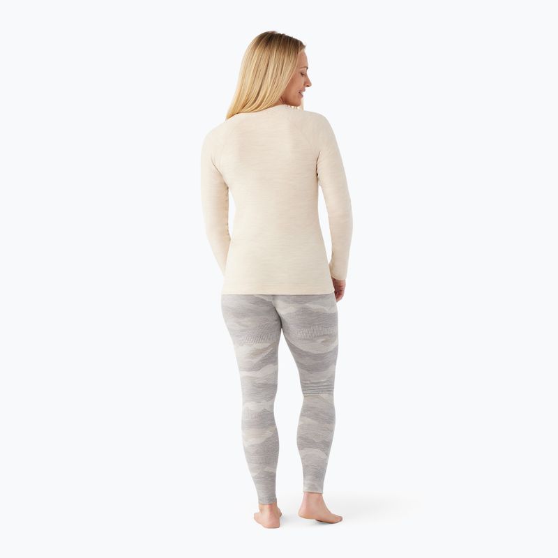 Moteriški termoaktyvūs marškinėliai Smartwool Merino 250 Baselayer Crew Boxed almond heather 2