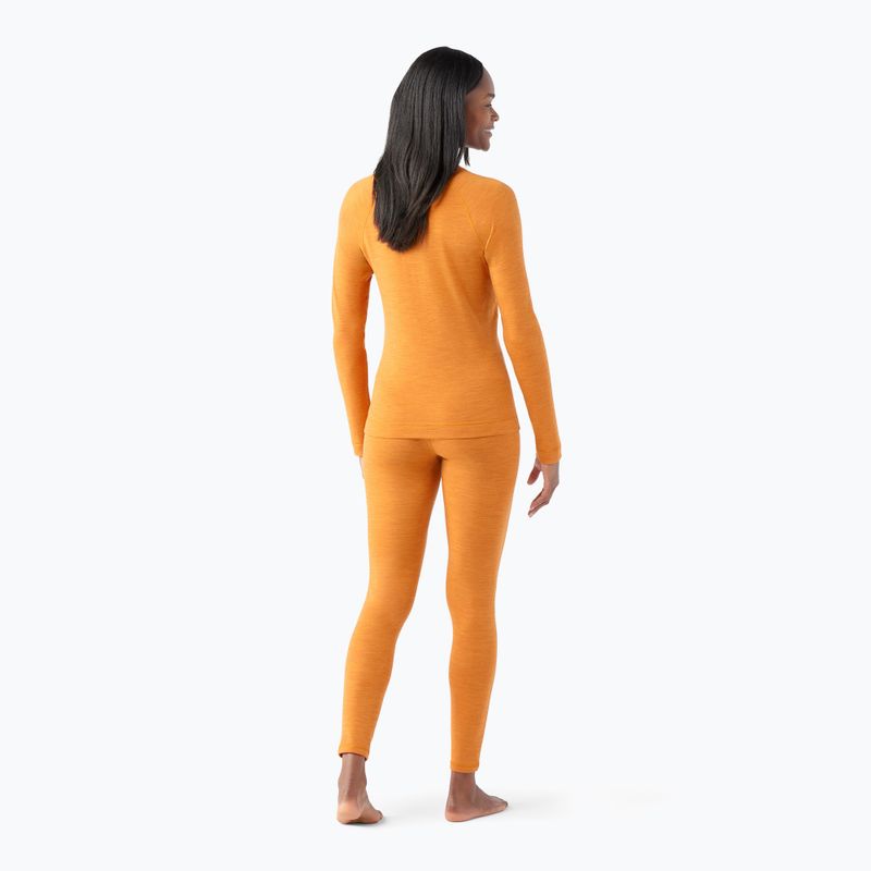 Moteriški termoaktyvūs marškinėliai Smartwool Merino 250 Baselayer Crew Boxed marmalade heather 2