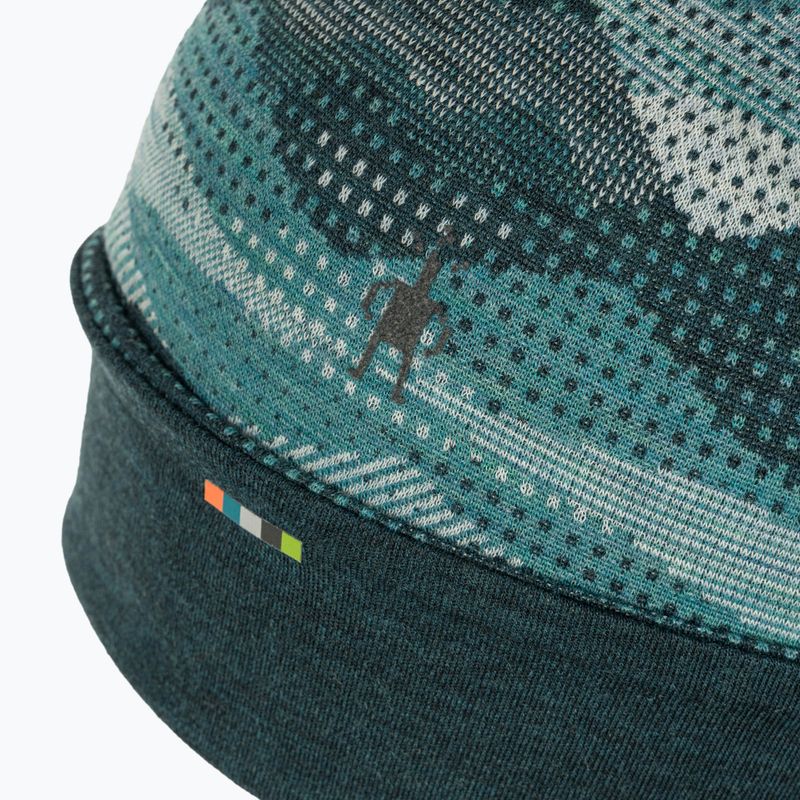 Kepurė Smartwool Merino Reversible Cuffed twilight blue mtn scape 4