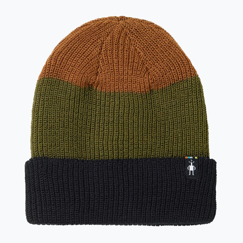 Kepurė Smartwool Cantar Colorblock winter moss