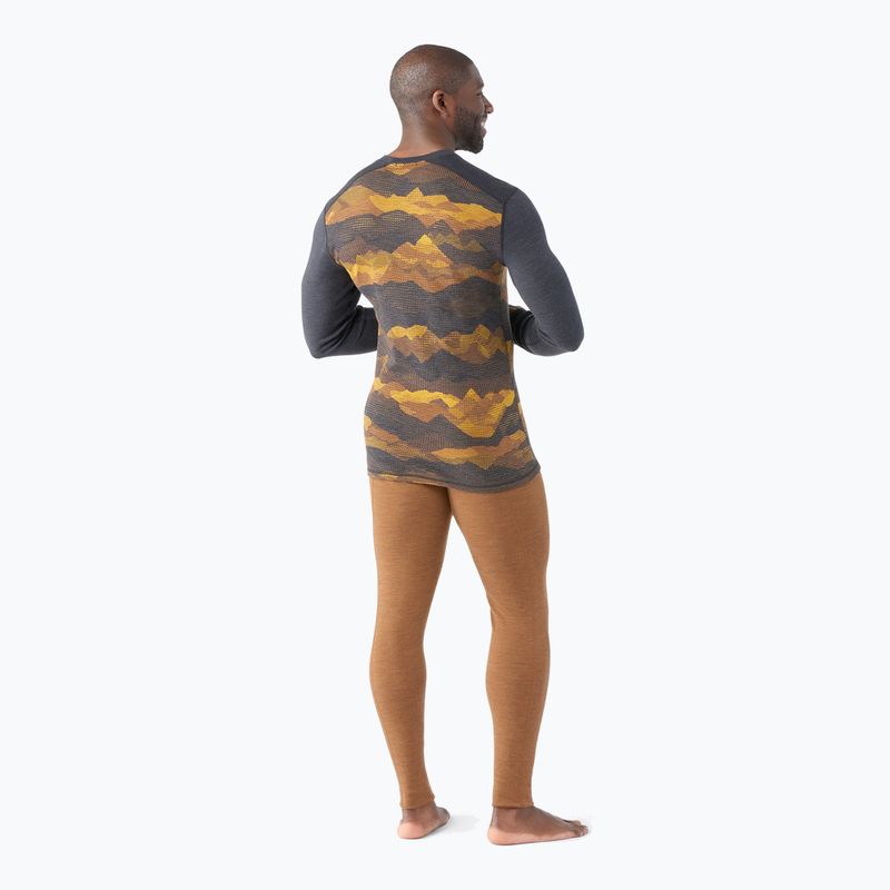 Vyriški termoaktyvūs marškinėliai Smartwool Merino 250 Baselayer Crew Boxed charcoal mtn scape 2