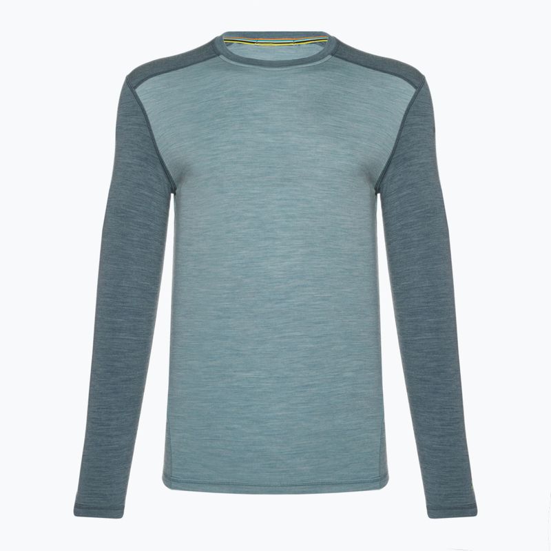 Vyriški termo marškinėliai Smartwool Merino 250 Baselayer Crew Boxed pewter blue-lead 3