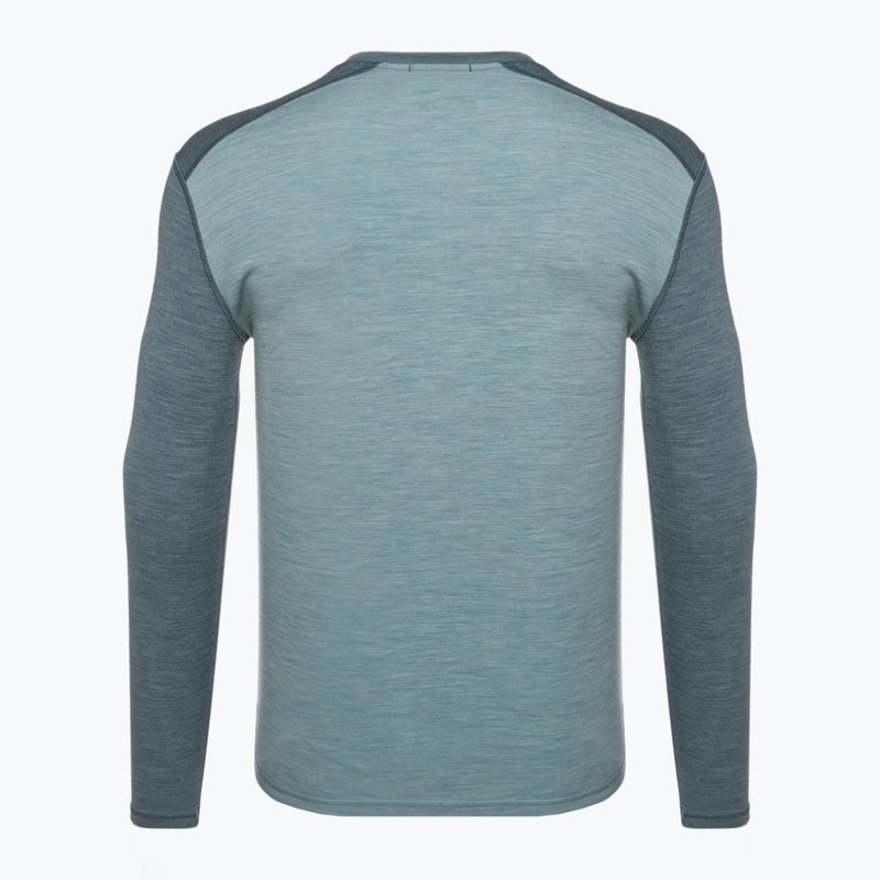 Vyriški termo marškinėliai Smartwool Merino 250 Baselayer Crew Boxed pewter blue-lead 4