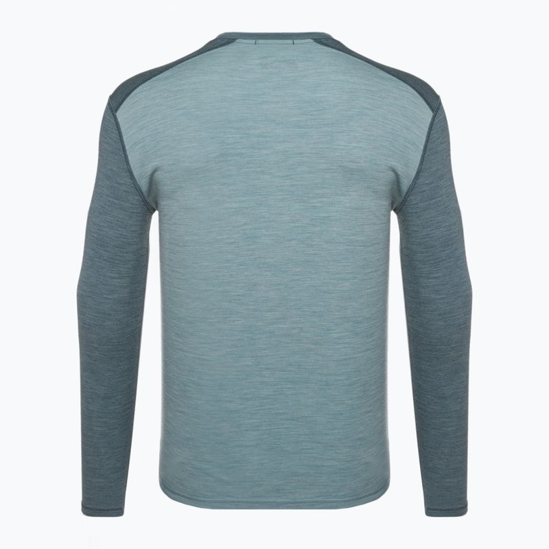 Vyriški termoaktyvūs marškinėliai Smartwool Merino 250 Baselayer Crew Boxed pewter blue-lead 4