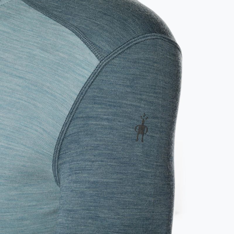 Vyriški termoaktyvūs marškinėliai Smartwool Merino 250 Baselayer Crew Boxed pewter blue-lead 5