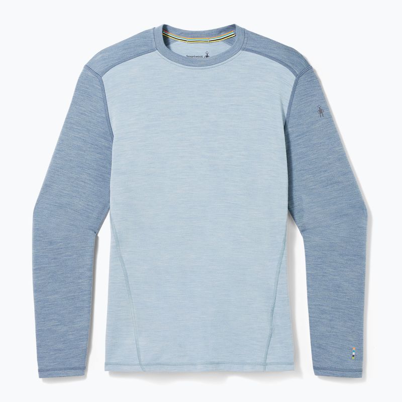 Vyriški termoaktyvūs marškinėliai Smartwool Merino 250 Baselayer Crew Boxed pewter blue-lead 6